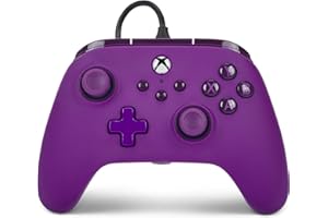PowerA Advantage Wired Controller for Xbox Series X|S - Royal Purple, Xbox Controller with Detachable 10ft USB-C Cable, Mappable Buttons, Trigger Locks and Rumble Motors, Officially Licensed for Xbox