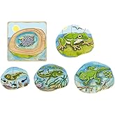 Beleduc - Kat Kat Kurbağa Puzzle Ahşap Yapboz
