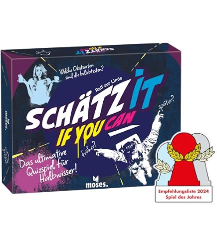 Moses. Short List – Quizspiel Für 3–8 Spieler Ab 14 Jahren, In Der Kompakten Spiel-Box (13x13x10,5 Cm)