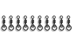 Bank Tackle Flexi Ring Swivels Size 8, 11 and 22 Micro Hook Swivel Carp Fishing Tackle