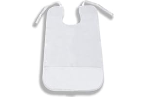 QUERALTO Ortotex Bavaglino per adulti, impermeabile, in spugna, riutilizzabile