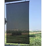 VORCOOL Free-perforated Balcony Suction Cup Sunshade Blackout Curtain Temporary Blinds