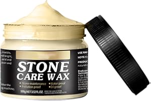 GENÉRICO Pasta Para Pulir Granito | Pasta Restauradora Para Abrillantar Mármol Y Muebles | Elimina Manchas Y Devuelve El Brillo Para Encimeras Suelos Paredes Muebles Y Cocinas De Cuarzo