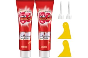 LYPPUL 120g*2PCS Magic Extreme Gel UK, Deep Mould Remover Gel, Powerful Mould Cleaner Gel, Quick Cleaning Solution for Toilet Washing Machine Seal Sink Tile Stains Bathroom