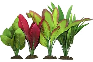 AQUA ONE AquaOne Silk Plant Mix 2 Lot de 4