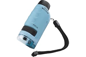 FLYIFE Miniscope Kids, LED Pocket Microscope (60-120x) | Portable, Handheld, Lighted | STEM Educational Toy for Students, Ideal for Preschool, Home Study