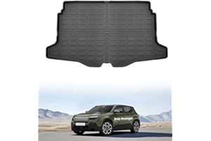 LANGBEAN Tappetini per Bagagliaio Superiore per Jeep Avenger Hybrid EV 2025 2024 2023, Tappetino Baule Originale TPE Tappeti Bagagliaio Posteriore con Bordo Alto, Accessori Impermeabili