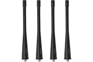 EMSea 4pcs Antenne UHF 400-480MHz SMA-Femelle à Bande Unique Compatible avec Baofeng BF-888S/BF-777S/BF-666S 50ohm Radio Bidirectionnelle Impédance 11.5cm
