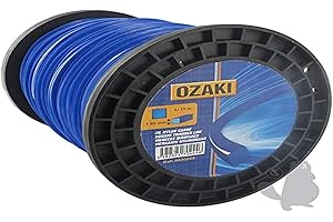 GREENSTAR OZAKI - Bobine Fil Nylon Carré - Longueur 120m - Ø 4,00mm - Matières Vierges - Haute durabilité - Excellente Tenue À L'Œillet