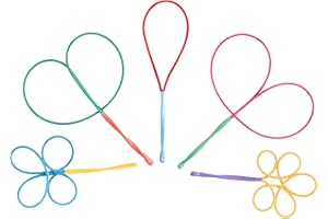 Bubble Brothers 5 Stück Seifenblasen-Stäbe Seifenblasen Set für Kinder Riesenseifenblasen für Outdoor perfekt für Kindergeburtstag 5 handgemachte Seifenblasenringe (Seifenblasenringe Set – 5 Stück)