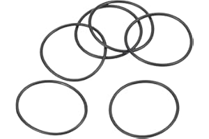 PATIKIL Nitrile Gomma O-Ring 21mm OD x 19mm ID x 1mm Larghezza, 25 Pezzi Metrico Sigillatura Guarnizione Anelli Rubinetti per Rubinetto Idraulica Automobilismo Riparazione, Nero
