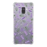 PrintiFy Samsung Galaxy A8 Plus 2018 Water Color 3 Baskılı Şeffaf K&ouml;şe Korumalı Antişok Kılıf