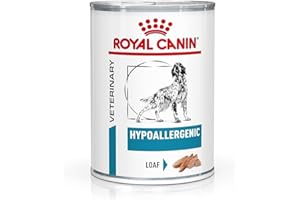 Royal Canin Veterinary Hypoallergenic Mousse | 12 x 400 g | Diät-Alleinfuttermittel für ausgewachsene Hunde | Mit hydrolysiertem Protein | Zur Unterstützung der Hautbarriere