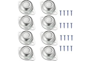NAKUPENDA Kugelrollen 8 Stück Möbelrollen Kugellager Transfer Möbelrollen Roller Lenkrollen Nylonkugel für Möbel Transportvorrichtung (15mm Kugeldurchmesser)