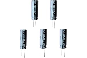 Homyl Reemplazo 82uF 450V 105 ℃ Condensadores Electrolíticos Radiales 40x16mm Juego De 5