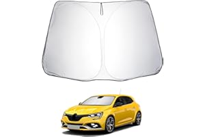 LUWU für R*enault Megane 4 IV GT RS 2016-2024 Sonnenschutz Windschutz Sonnenblende Klappbarer Sonnenblende Schutz Sonnenblende Abdeckung