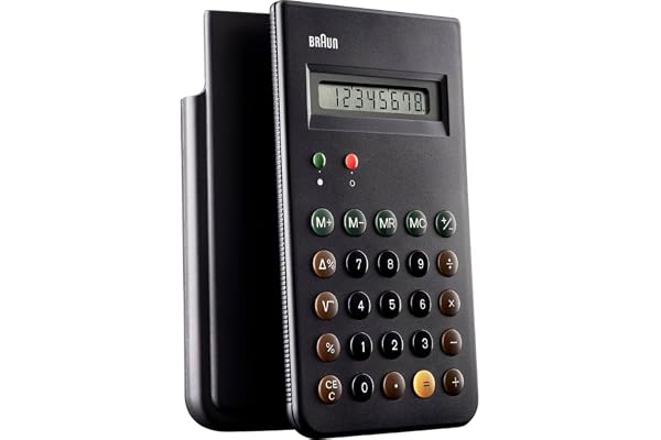 BRAUN BNE001 CALCULATRICE - NOIR