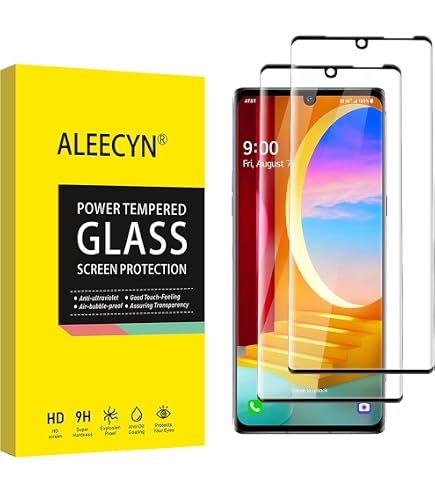 TM-Concept Vetro Temperato Per LG V40 - 0,26 Mm, 2.5D Radian, Anti-impronta, Trasparente