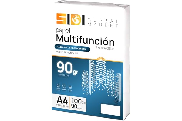 Papier A4, feuilles de 90 g pour imprimante et photocopieur, paquet extra blanc pour usage scolaire, professionnel ou personnel