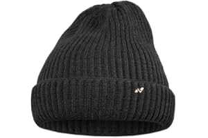 NYTTED® Merino Mütze - Made in Germany - 100% feinste Merinowolle - Wollmütze für Herbst & Winter - Unisex - Beanie für Damen & Herren - Warme Wintermütze - Merino Beanie