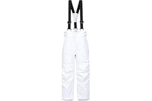 Mountain Warehouse Pantalon de Ski Enfants Falcon Extreme - Coutures soudées, Imperméable, Guêtres Pare-Neige, Poches sécurisées - pour Le Ski et Les Vacances, Hiver
