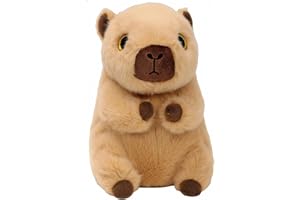 TY Beanie Boos - Lara the Capibara med stora gyllene ögon och glitter, plyschleksaken med glittrande stora ögon - 15 cm - T37391