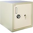 Laxmi KAPAT Safe locker for Home 70.79 L (Size- H18” x W16” x D18”), inbuilt LED light provided, laser cut ultra key locking system – 2 Keys, used for home, office & hotel (Beige-Ivory Color)