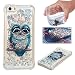 Produktbild Hülle für iPhone 5S / 5 / SE Glänzende Flüssigkeit, XINYIYI Bunte 3D Starre Kunststoff Starre Designs Kristall Luxus Wasserdichte Sands Wasserdurchfluss Deckel Liquid Glitter Bling Bling Quicksand Schutzhülle für Apple iPhone 5 / 5S (Graue Katze)