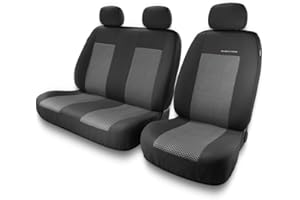 Mossa Housses de siège adaptées pour Iveco Daily II, III, IV, V, VI (1990- ) - Housse Siege Voiture universelles - Couverture Siege - BE-2