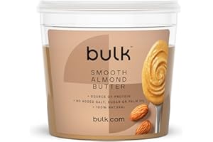 Bulk Mandelbutter, Cremig, 1 kg, Verpackung Kann Variieren