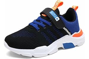 Cozozn Sneakersy dla chłopców i dziewczynek, buty sportowe dla dzieci, buty halowe, buty do biegania, buty do fitnessu, lekkie, oddychające, antypoślizgowe, rozmiar 27-38 EU