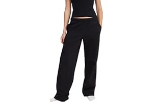 Style & Republic Damen Relaxed Fit Jogginghose aus Baumwolle | Weites Bein, Elastischer Bund mit Kordelzug, Ultraweich Fleece, Loungewear für Yoga & Freizeit, Sweathose mit Taschen