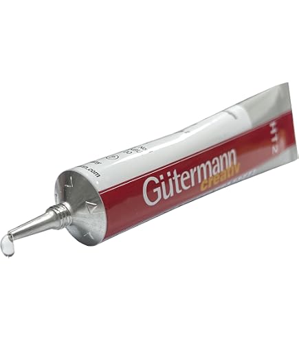GÜTERMANN - 5 tubetti di colla per tessuti HT2, 30 g