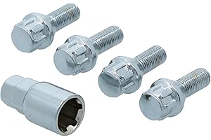 Carpoint 0520502 - Bulloni antifurto M12x1,5x26mm Conico