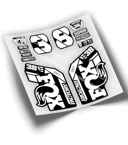 AUTOCOLLANT FOURCHE WP436 FOX 38 FACTORY EBIKE 2021 2024