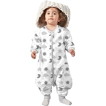 Gigoteuse Bébé Happy Cherry - Flanelle Manches Longues à Pieds | 3-5 Ans, Hiver Chaud