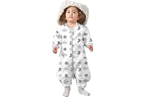 Lictin Gigoteuse Hiver - Gigoteuse Manche Longue 2.0 Tog, Gigoteuse Bebe Fille Garcon en Coton, Turbulette Hiver 12-36 Mois