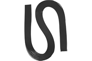 PATIKIL Quilling Papier Schwarz 120 Stück 5mm x 54cm Quilling-Papierstreifen Origami Papier für Quilling Kunst DIY Papierhandwerk Handwerk