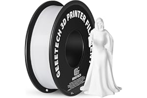GEEETECH Filament PLA Do Drukarki 3D, Biały, 1 kg, 1,75 mm