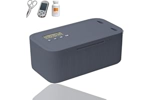 SIGHTDAY Zeitschloss Box,Time Lock,Phone Lock Boxs Suchtmanagement,Sicherheits-Schließfächer für Küche/Haus/Schule/Reisen/Büro/Medikamenten Aufbewahrung/Box Abschließbar(Batterie Nicht Enthalt) (Grau)