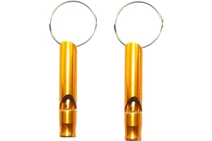DogCatz No Frills Small Dog Whistle x2 Pack, Training Puppy, Cat Obedience Recall, Stop Barking, Colours (Gold)
