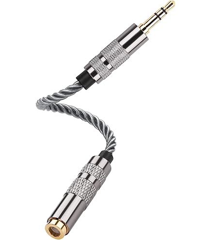 Cavo Adattatore Per Cuffie Da 4.4mm Maschio Bilanciato A 3.5mm Femmina Stereo – Rame Argentato, 15cm, Per DAP E Lettori Hi-Fi - 2