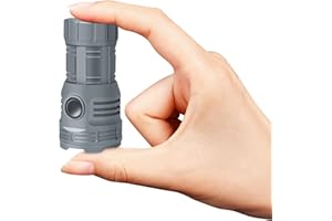 YANGTAI Mini latarka LED, bardzo jasna, ładowana, 50 0000 lumenów, 8 trybów świecenia, 8 x LED, wodoszczelna, taktyczna, mała latarka do aktywności na świeżym powietrzu, wędrówek, sytuacji awaryjnych, na