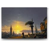 İvan Ayvazovski - Galata Kulesi Tablosu - 125x80cm