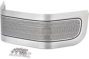 Bid4ze Chrome Front Fender Trim Skirt Motorcycle Aluminum Front Fender Skirt Compatible with Harley Electra Glide, Road King, Street Glide, Road Glide, Tri Glide 2014-2023