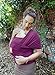 Hana BAMBOO Baby Wrap: Organic | Various colours | Light, lush and breathable baby slings | BAMBOO- Org.cotton-Elastane | FREE SHIPPING (Charcoal, Shorty)