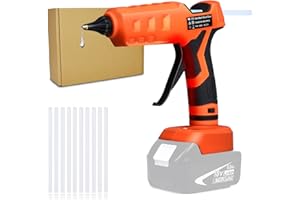 EDTRAN Cordless Glue Gun 100W for Makita 18V Li-ion Battery,Hot Glue Gun with 11mm Sticks 10Pcs,Glue Gun for DIY Crafting Fast Heating