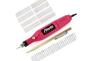 AFANTTI Kabelgebunden Elektrische Gravur Stift Werkzeug Gravier Gerät Gravierer Set für Metall Kunststoff Gravieren