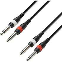 2 Piastre Jack Per Amplificatore – Acciaio Nero Rotondo Ingresso 1/4", Da Incasso