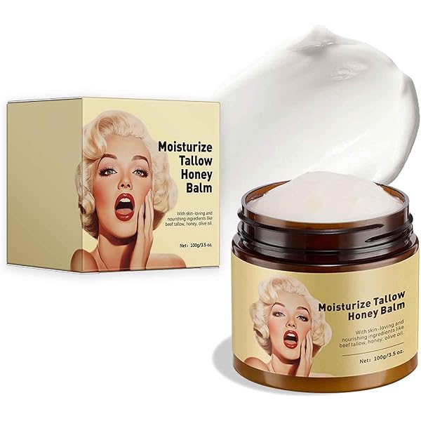 Beef Tallow Balm – Rindertalg Creme Für Gesicht & Körper, Natürlich & Anti-falten, 60 G